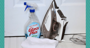 Giặt thảm văn phòng bằng nước lau kính và bàn là